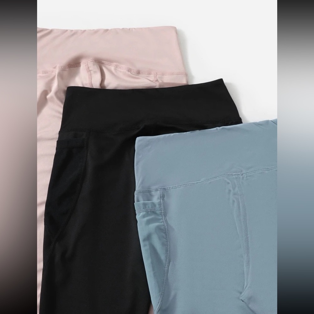 Breathable 3pcs sports leggings with phone pockets - Picture 5 of 5